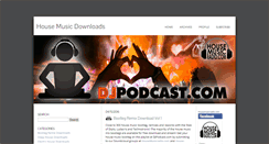 Desktop Screenshot of djpodcast.com